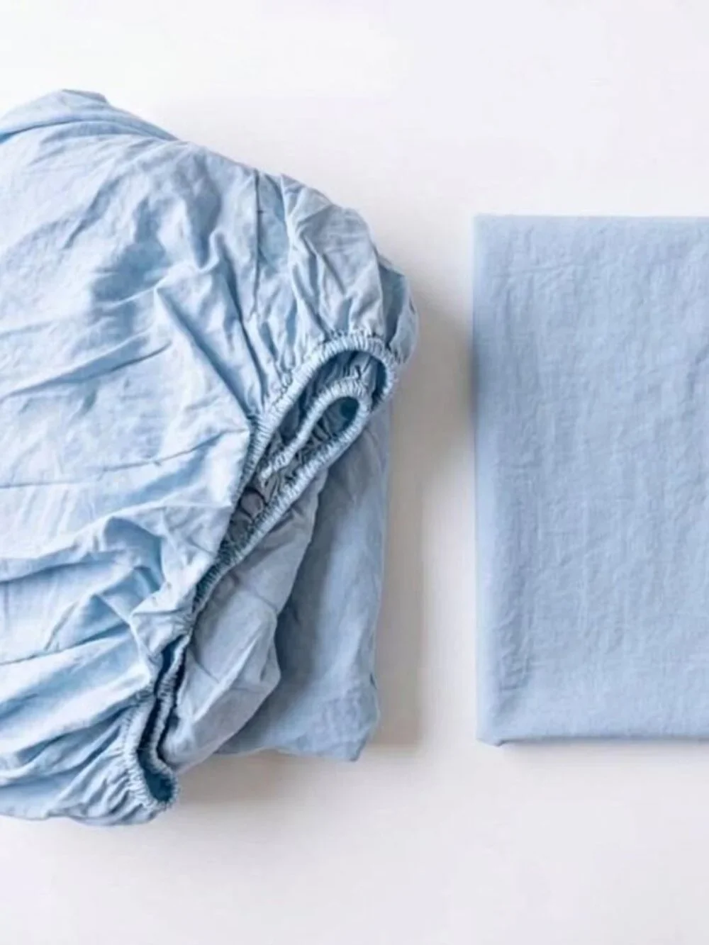 Brooklinen Premium Light Blue King Sheet Set (1 Fitted & 1 Flat Sheet) – NO SHAM